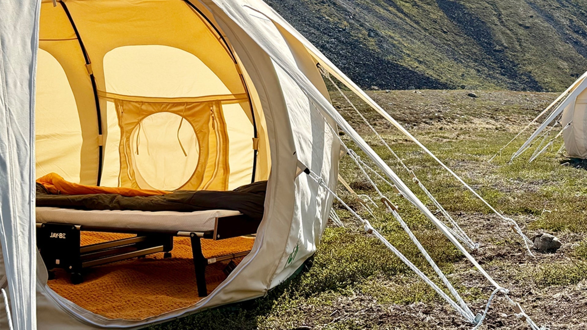 Glamping in Greenland with Jay-Be Folding Beds