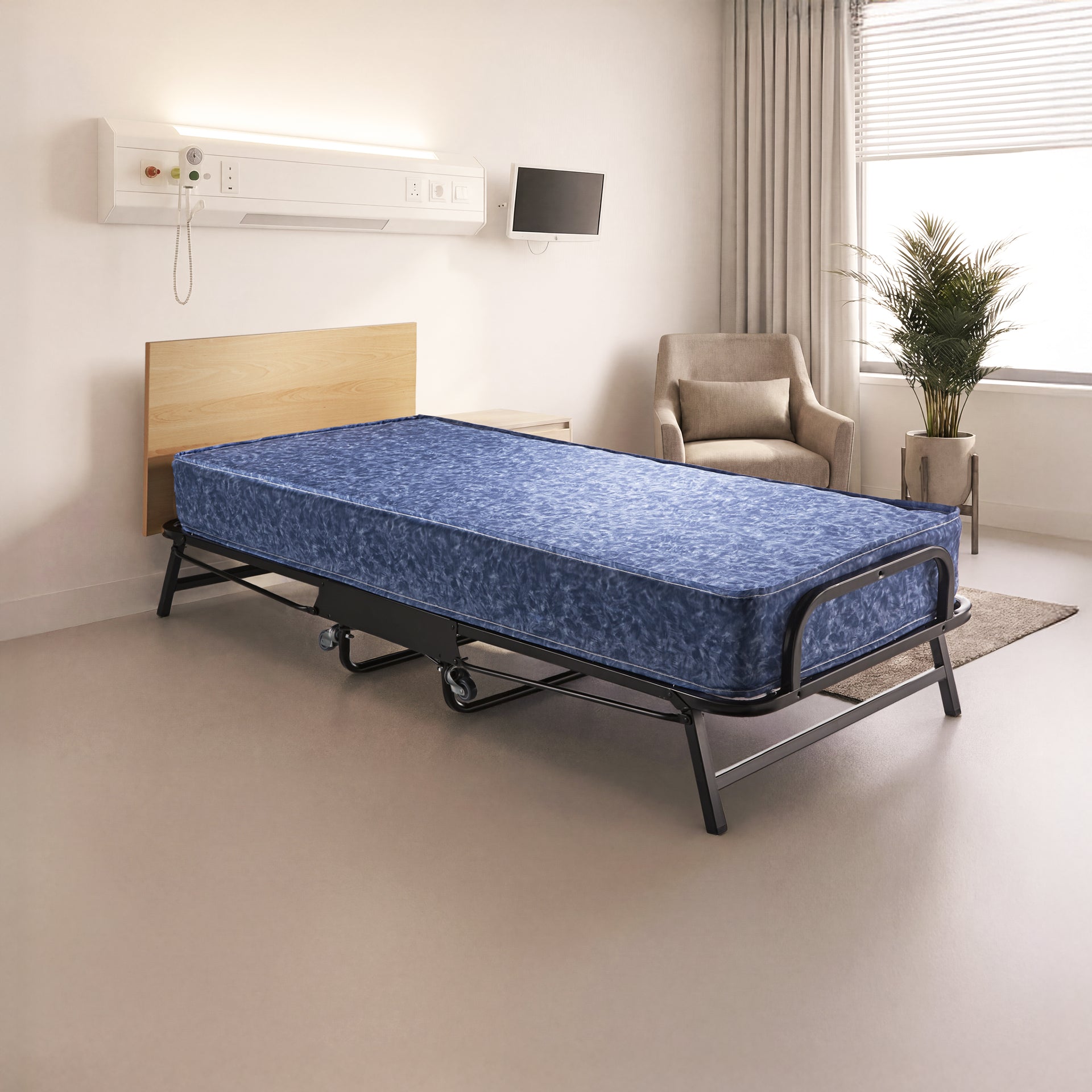 Jay-Be Crown Windermere Folding Bed with Waterproof Deep Sprung Mattress