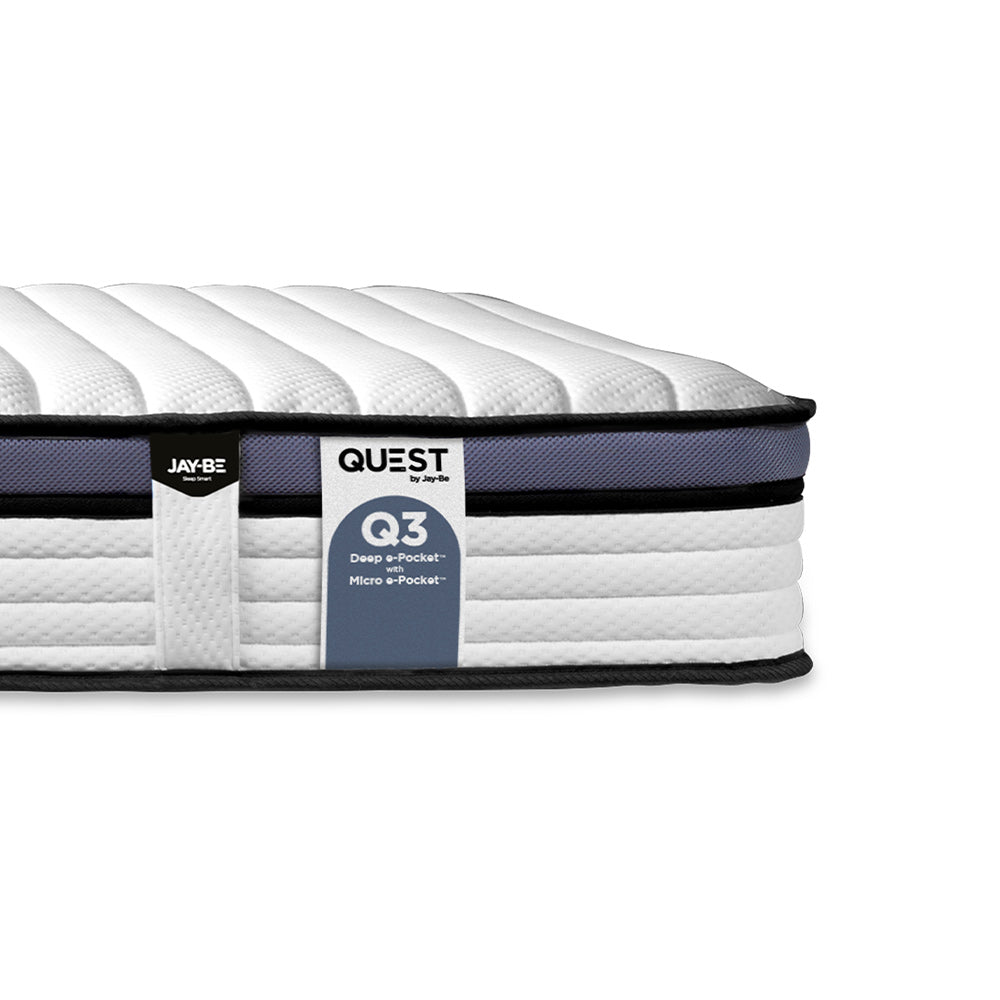 Jay-Be Quest Q3 Epic Comfort Deep e-Pocket™ with Micro e-Pocket Mattress