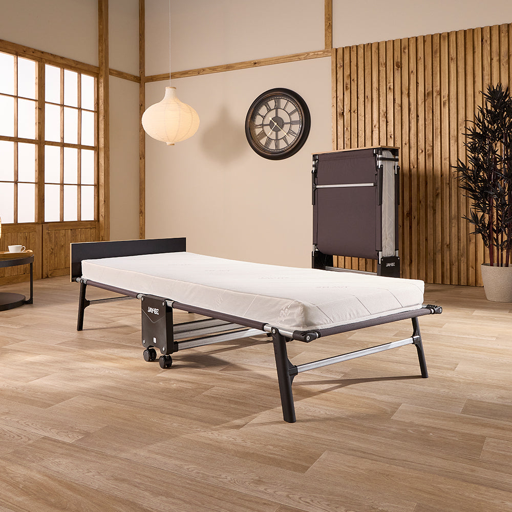 Jay-Be RE80 Rollaway Folding Bed with Comfort White Mattress