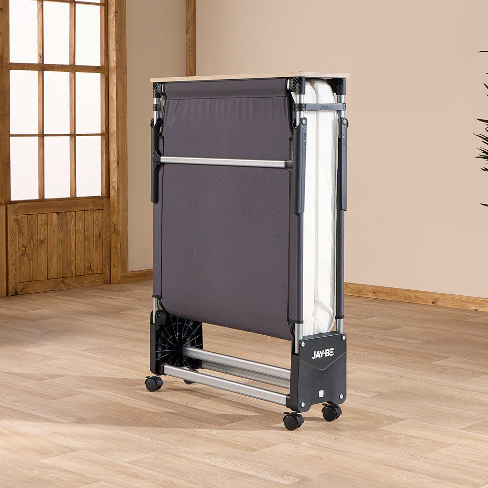 Jay-Be RE80 Rollaway Folding Bed with Comfort White Mattress