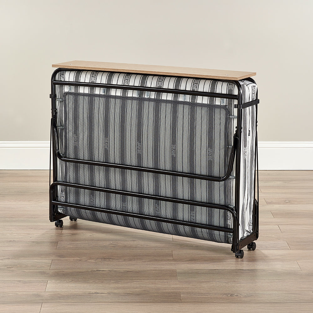 Jay-Be Supreme Folding Bed with Comfort Stripe Mattress Small Double