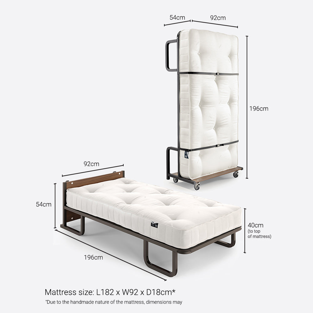 Jay-Be Contract Upright Bed with Deep Sprung Mattress