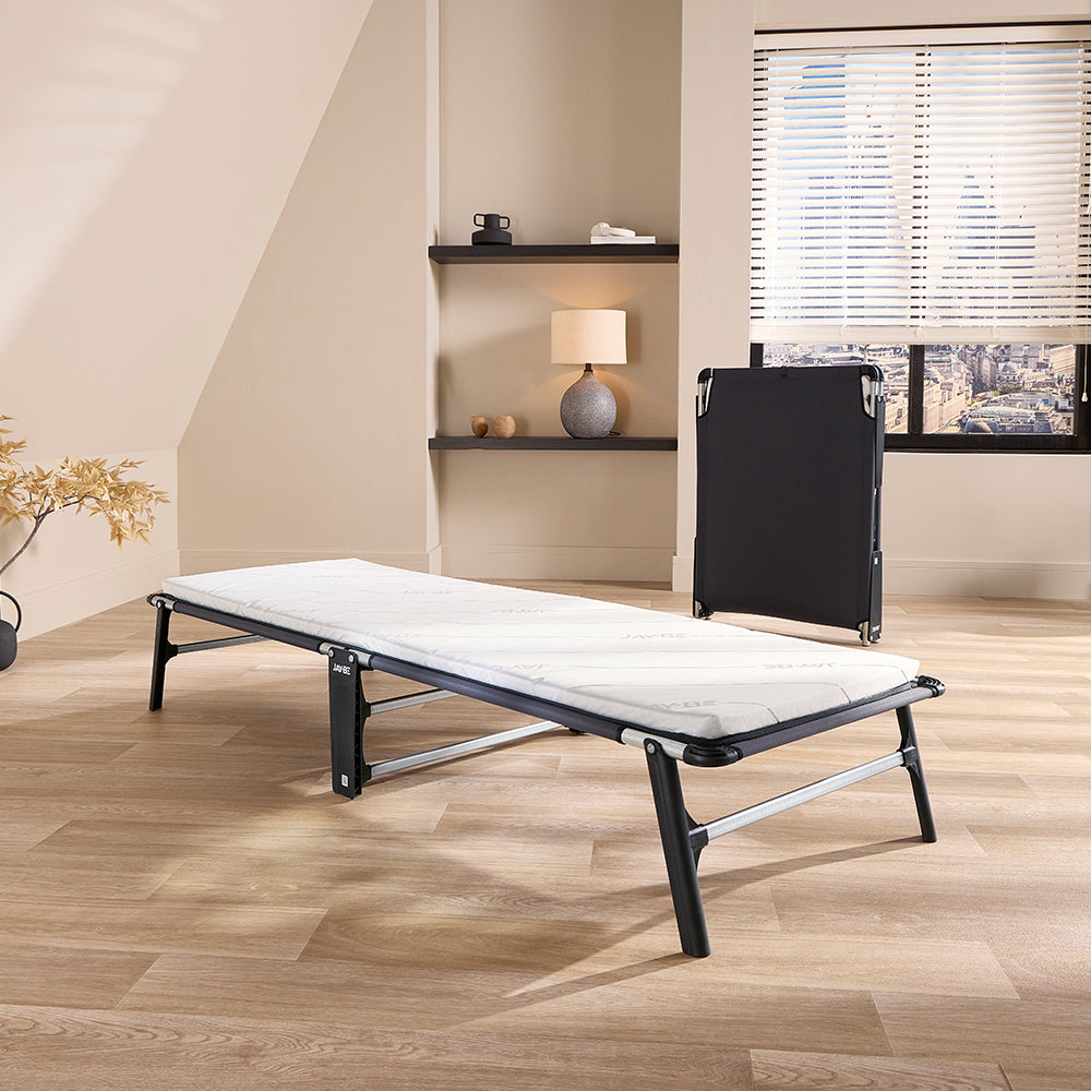 Jay-Be CE70 Compact Folding Bed with Comfort White Mattress