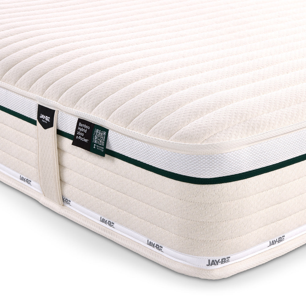 Jay-Be Natural Fresh Hybrid 2000 Pocket Sprung Sustainably Made Mattress