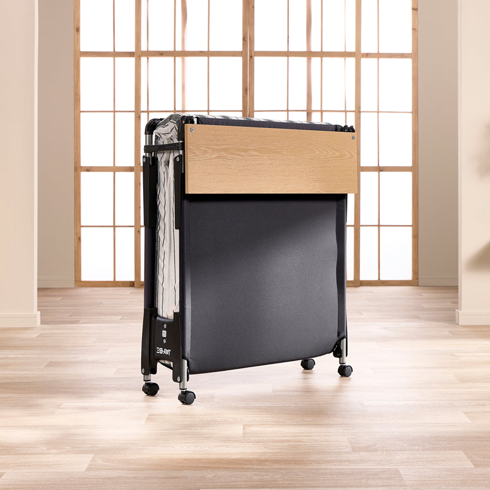 Jay-Be QE80 Quick Folding Bed with Comfort Stripe Mattress