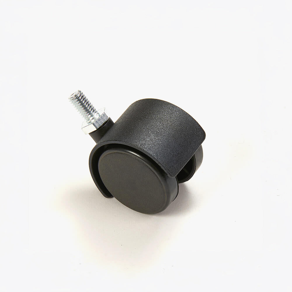 360° Castor with threaded pin